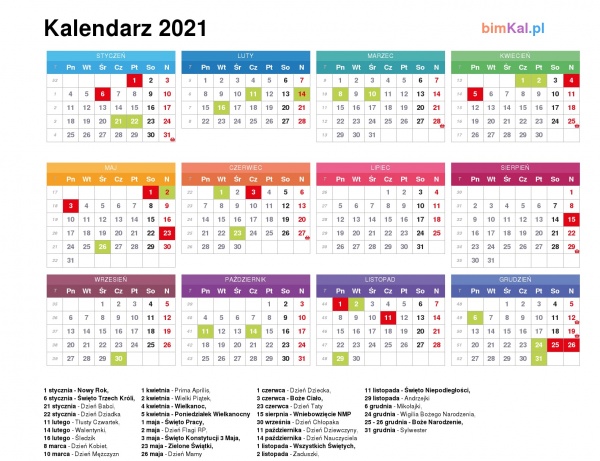 Dni baden wolne od pracy wurttemberg Kalender 2021